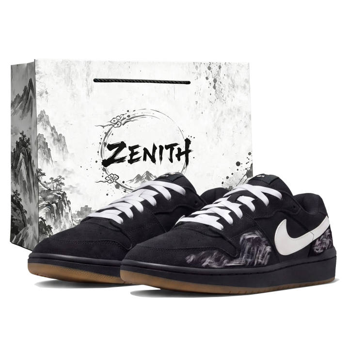 Nike Nike SB Code 58 Skateboard Shoes Men's Low Top Black/White