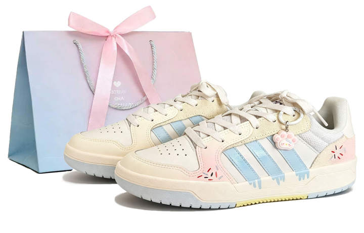 Adidas Adidas ENTRAP Skateboard Shoes Women's Low Top Beige