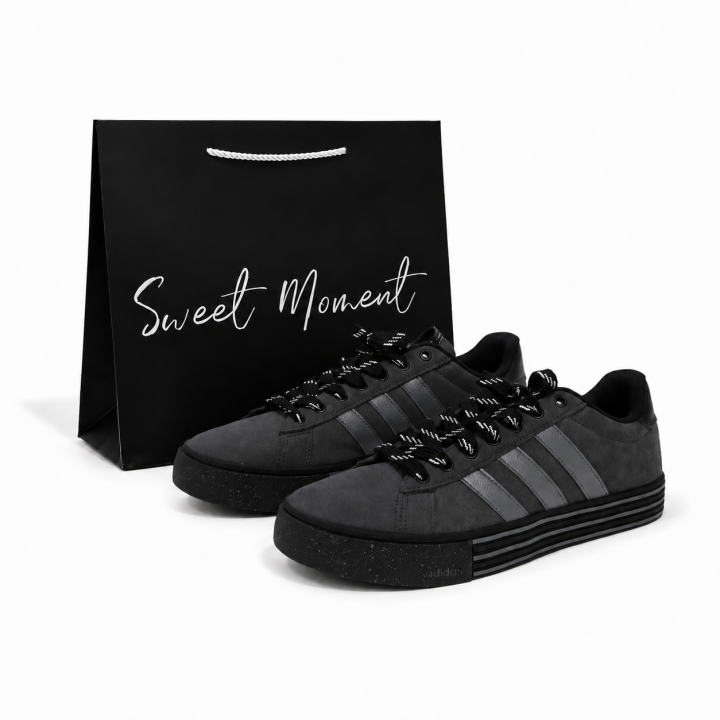 Adidas Adidas Daily 4.0 Skateboard Shoes Men's Low Top Black/Gray