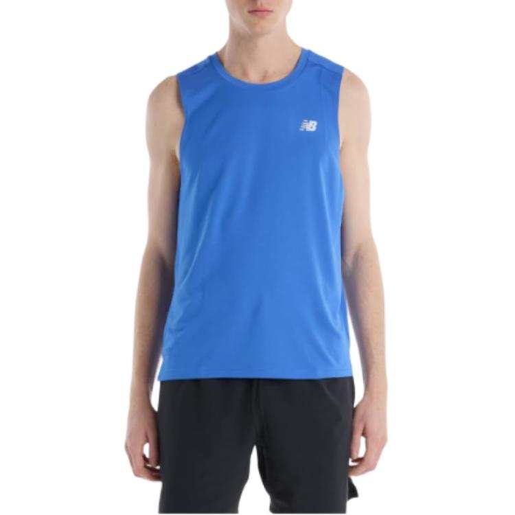 New Balance New Balance Running Tank Tops Men's Blue