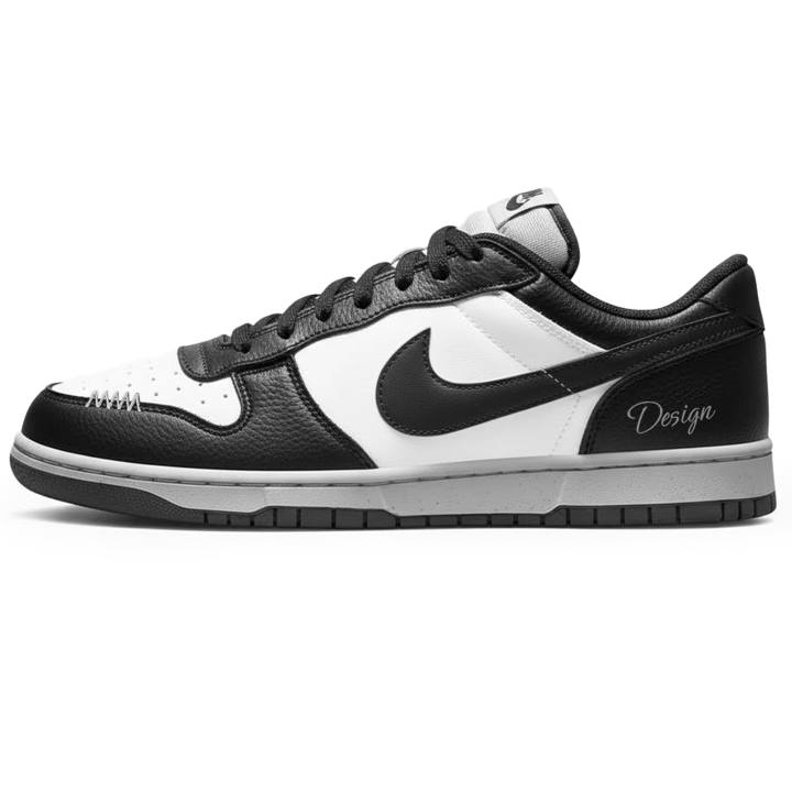 Nike Nike Dunk Panda Abrasion Resistant Slip Resistant Low top Skateboard Shoes Men's Black White