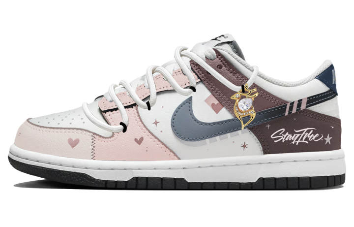Nike Nike Duke Skateboard Shoes Unisex Low Top Pink