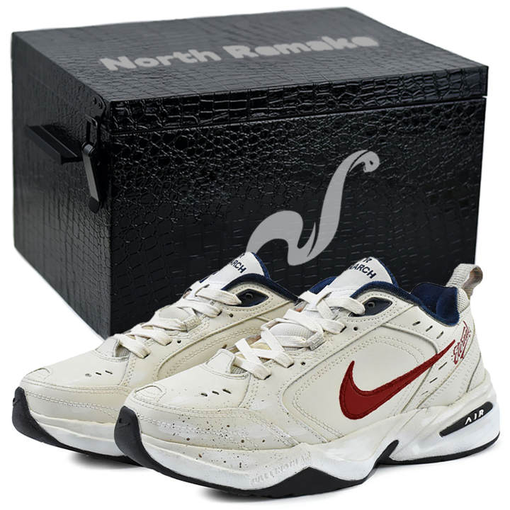 Nike Nike Air Monarch 4 Chunky Sneakers Men's Low Top Beige, White