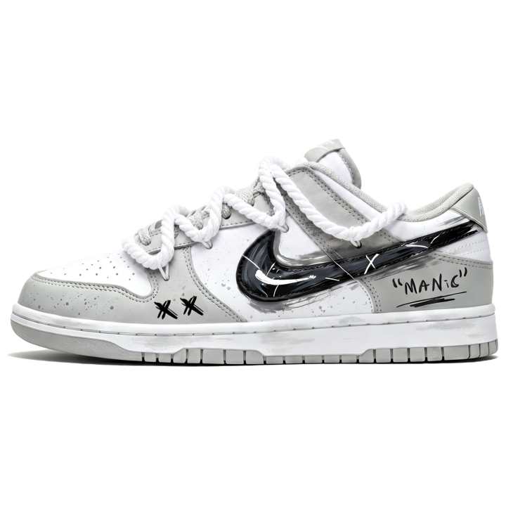 Nike Nike Dunk Skateboard Shoes Unisex Low Top Black, Gray