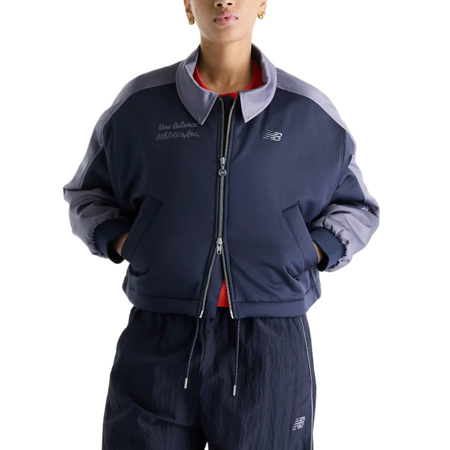 New Balance New Balance Jackets Women's Dark Night Lapel Moderate