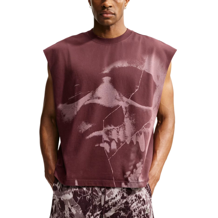 Nike Nike Basketball Jerseys Men's Burgundy Red Crew Neck Moderate