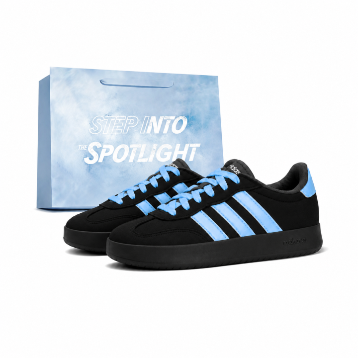 Adidas Adidas BARREDA German Army Trainers Unisex Low Top Black