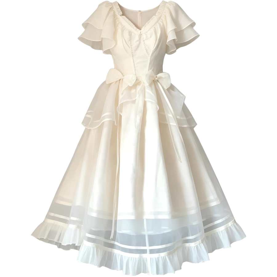 Cotton Gene Short Sleeved Dress Women's
