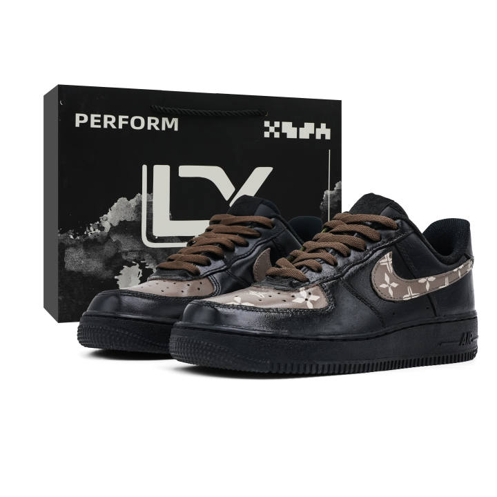 Nike Nike Air Force 1 Skateboard Shoes Unisex Low Top Brown