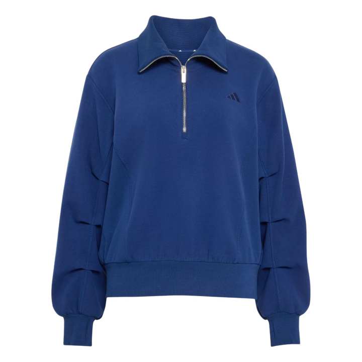 Adidas Adidas Sweatshirts Women's Dark Blue Lapel Moderate