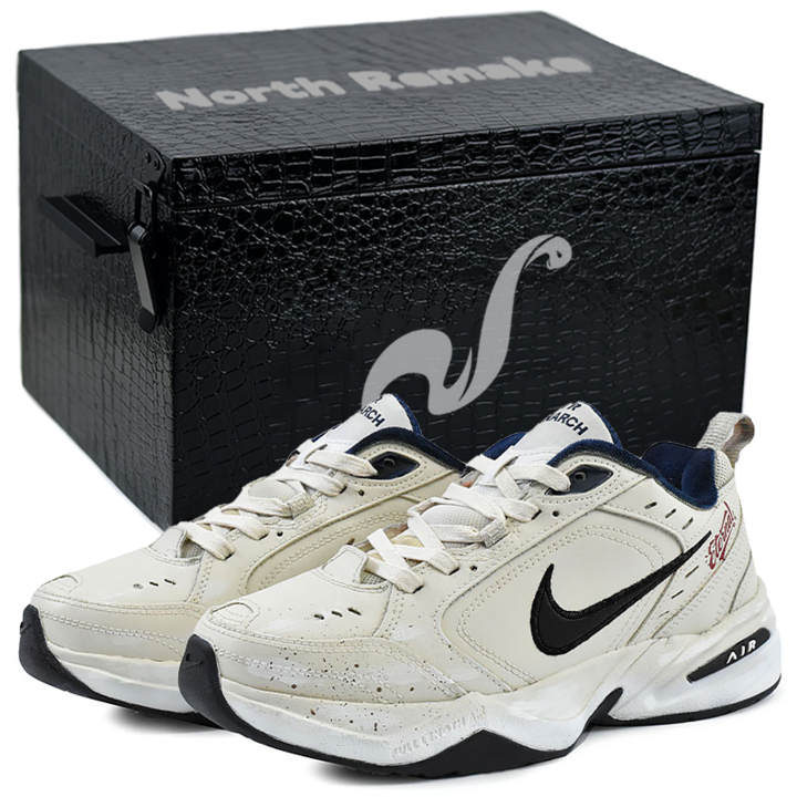 Nike Nike Air Monarch 4 Chunky Sneakers Men's Low Top Beige, White
