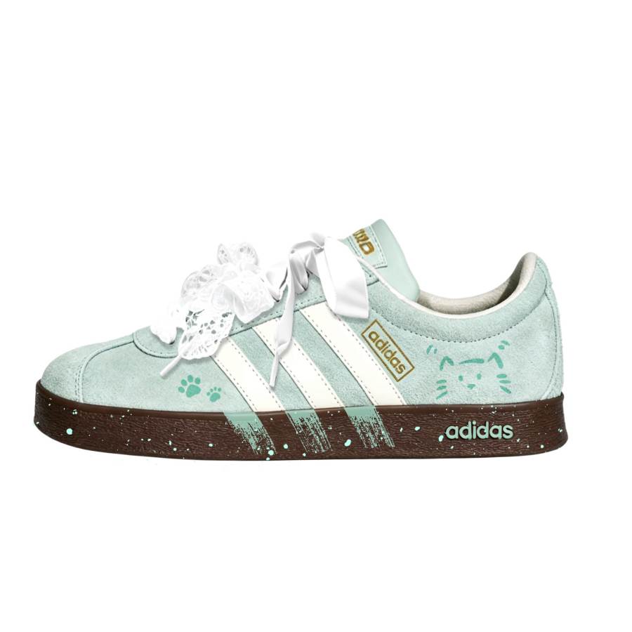 Adidas Adidas VL COURT 2.0 German Army Trainers Women's Low Top Green