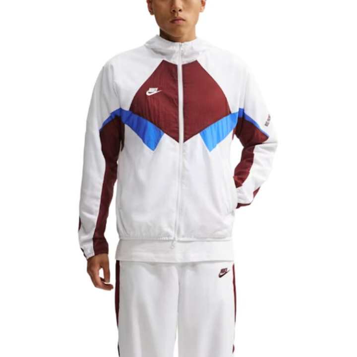 Nike Nike Jackets Men's White Hooded Non Detachable Moderate