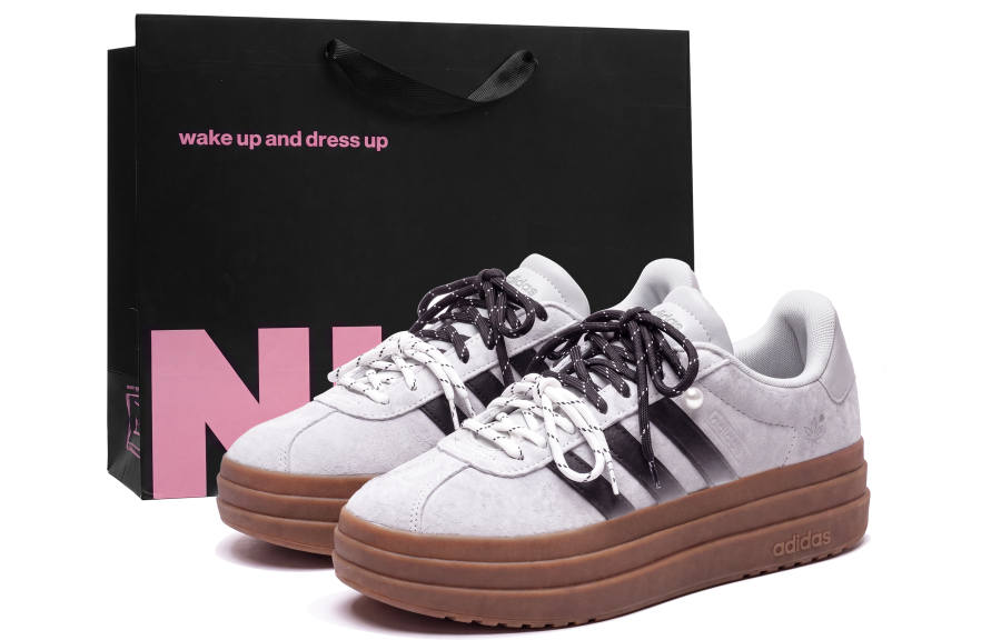 Adidas Adidas VL Court Bold German Army Trainers Unisex Low Top Black/Brown/Gray