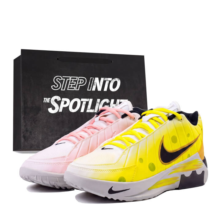 Nike Nike LEBRON WITNESS IX Basketball Shoes Men's Mid Top Yellow/Pink