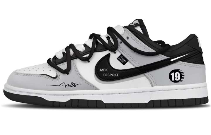 Nike Nike Dunk Skateboard Shoes Unisex Low Top Gray White