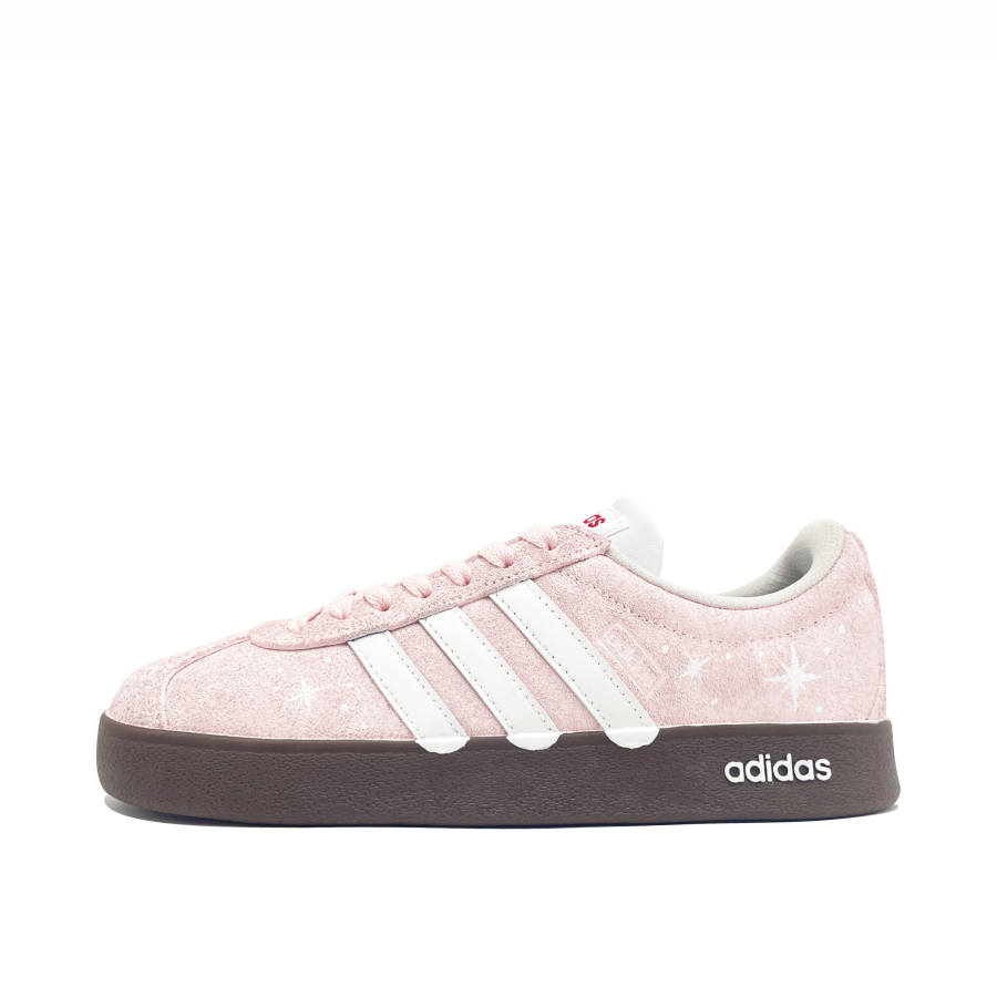 Adidas Adidas VL COURT 2.0 Lifestyle Pink Glow Low top Skateboard Shoes Unisex Pink White