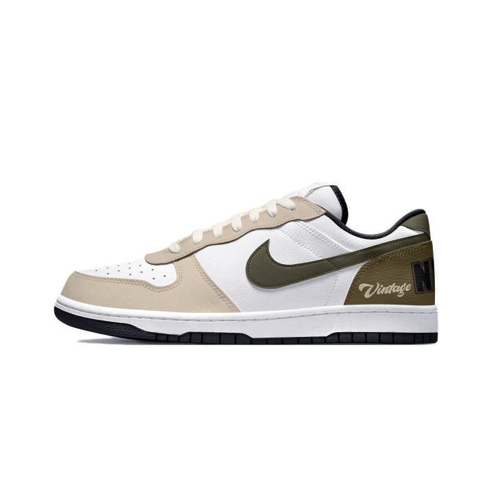 Nike Nike Big Skateboard Shoes Unisex Low Top White/Cyan/Brown