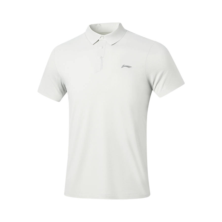 Li-Ning Li Ning Fitness Series Polo Shirts Men's Stone Gray Polo Collar Moderate