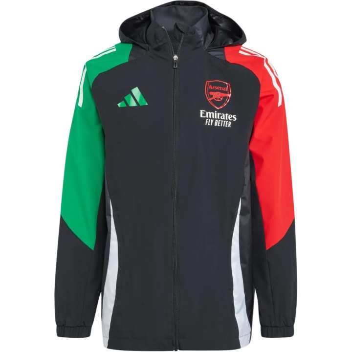 Adidas Adidas Arsenal Jackets Men's Black Hooded Non Detachable Moderate