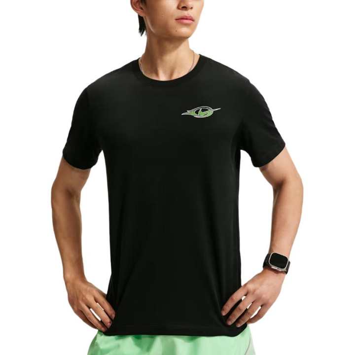 Nike Nike Running T Shirts Men's Black