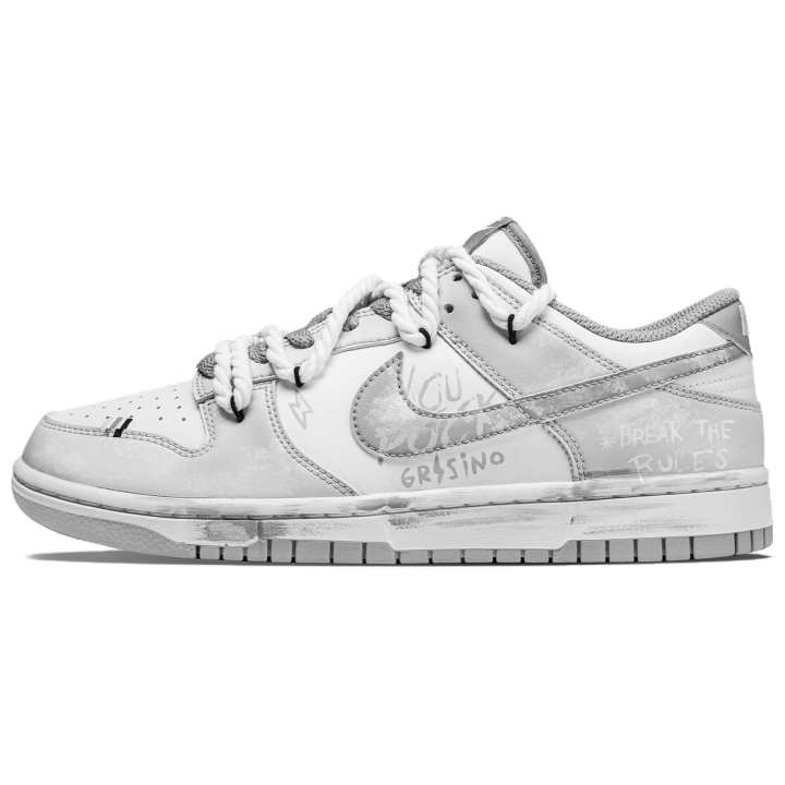 Nike Nike Dunk Skateboard Shoes Unisex Low Top White