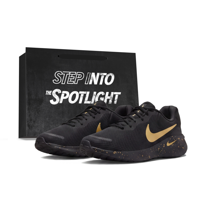 Nike Nike REVOLUTION 7 Running Shoes Unisex Low Top Black/Gold