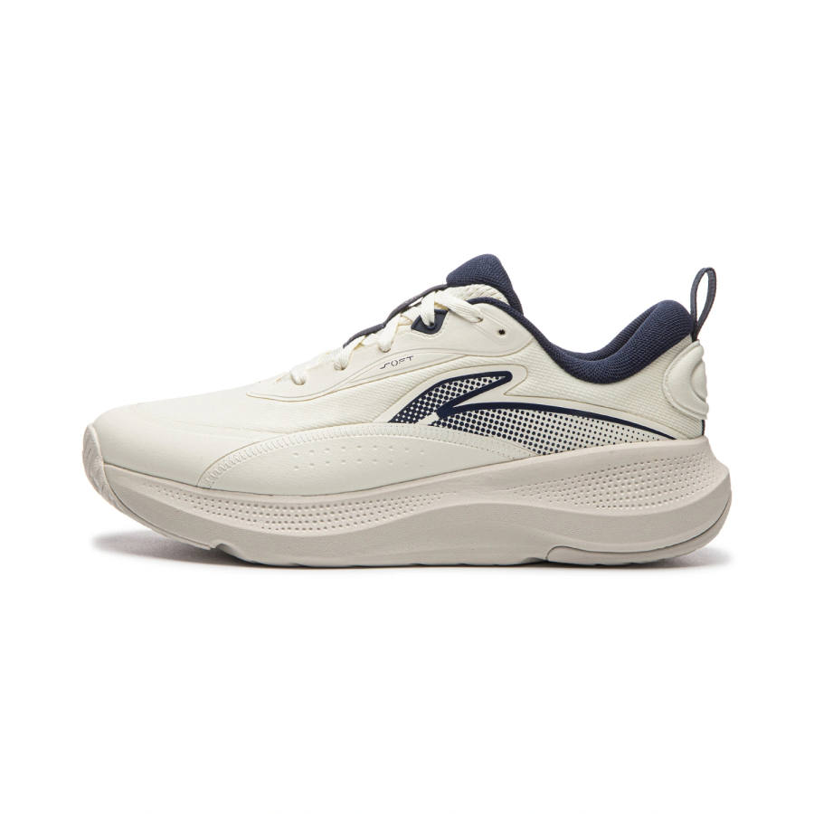 Li-Ning Li Ning Sports Life Collection Casual Shoes Men's Low Top Ecru/Dark Marine Blue