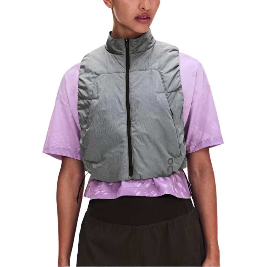 On On Vests Women's Glacier Stand Collar Moderate Other