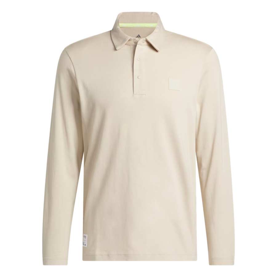 Adidas Adidas Performance Golf Clothing Men's Khaki Three Polo Collar Moderate