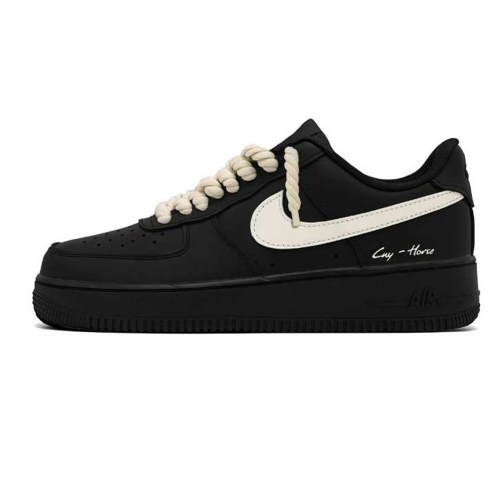 Nike Nike Air Force 1 Skateboard Shoes Unisex Low Top Beige