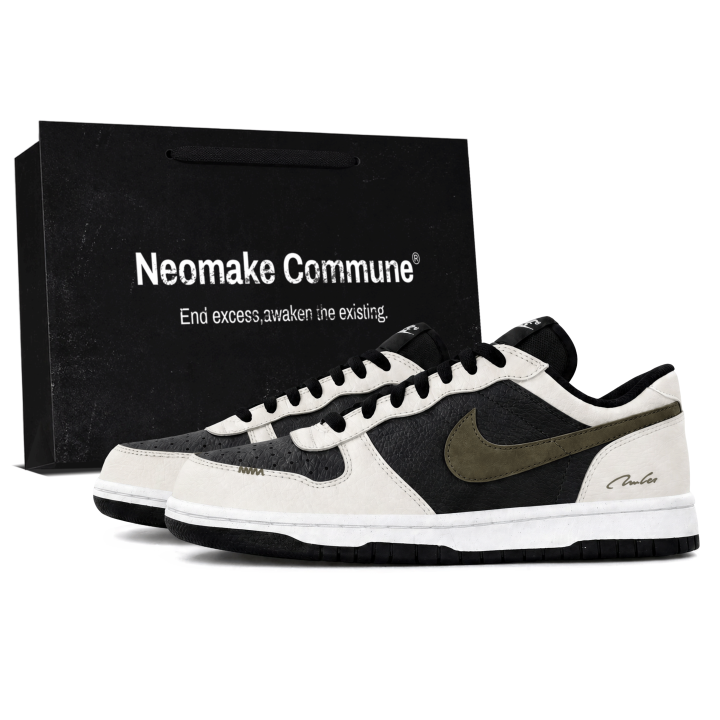 Nike Nike Big Skateboard Shoes Unisex Low Top Black, Beige
