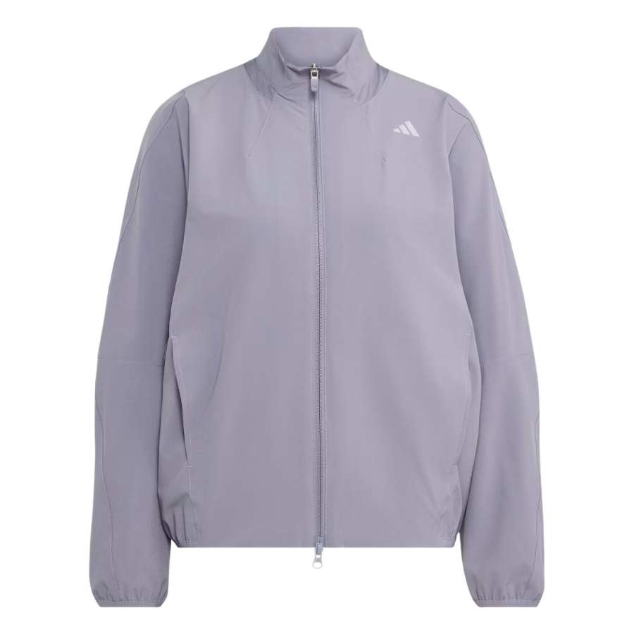 Adidas Adidas ESSENTIALS Jackets Women's Slate Gray Turtleneck Moderate