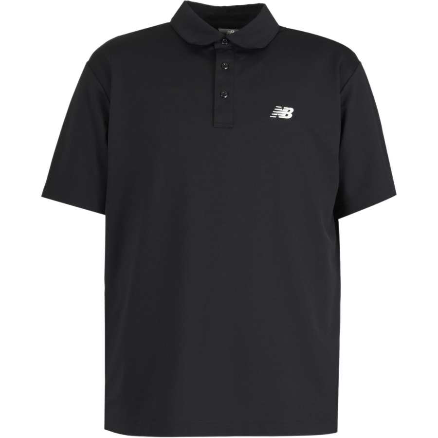 New Balance New Balance Polo Shirts Men's Black Moderate