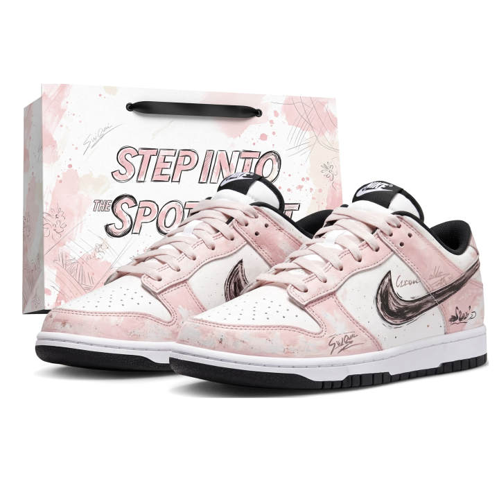 Nike Nike Dunk Skateboard Shoes Unisex Low Top White