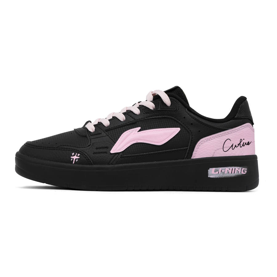 Li-Ning Li Ning Sycee Skateboard Shoes Unisex Low Top Black Pink