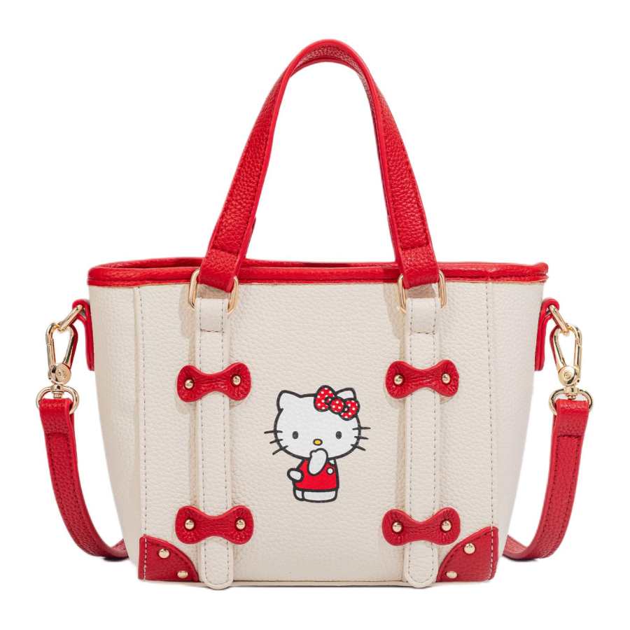 Sanrio Hello Kitty Pu Handbag Regular Women's Red