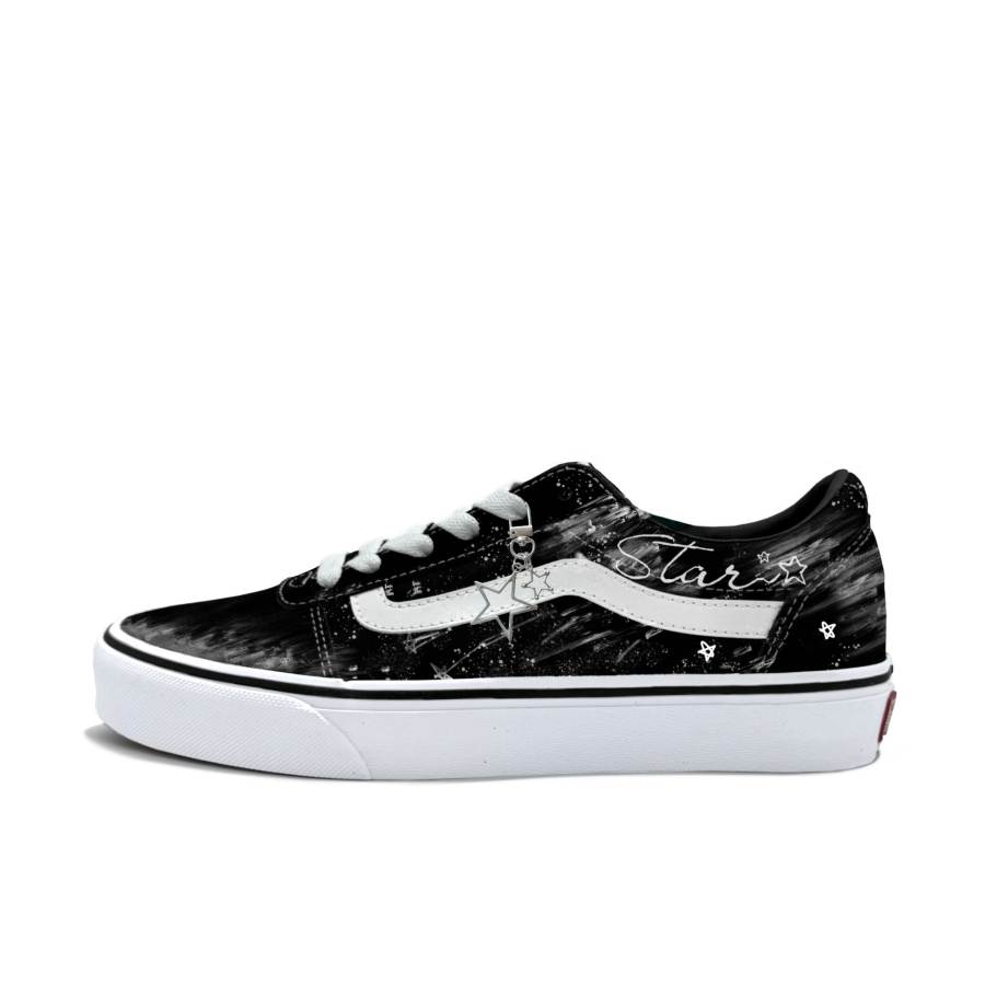 Vans Vans Ward Skateboard Shoes Men's Low Top Black/White
