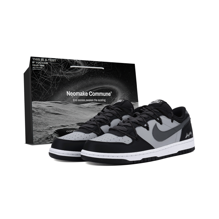 Nike Nike Big Skateboard Shoes Men's Low Top Gray