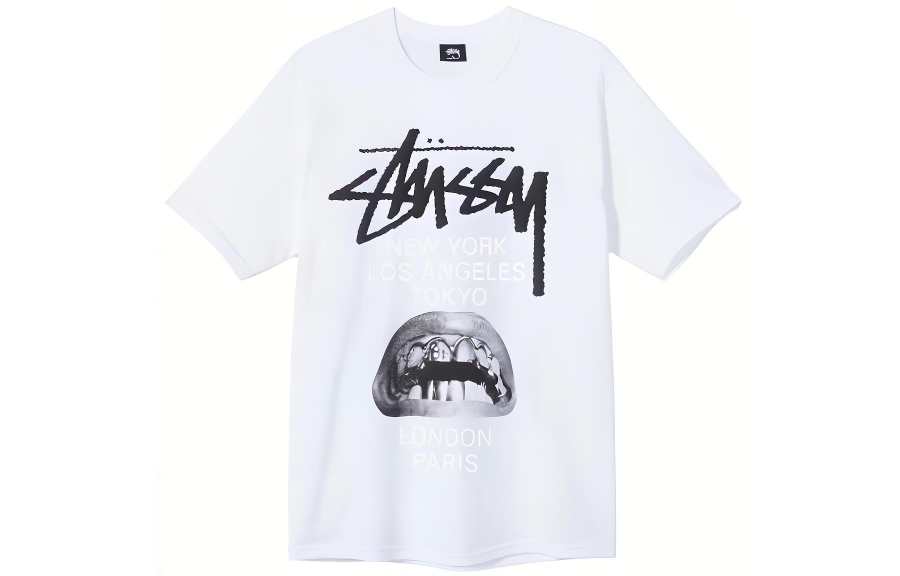 Stussy x Rick Owens World Tour Tee T Shirt Unisex White