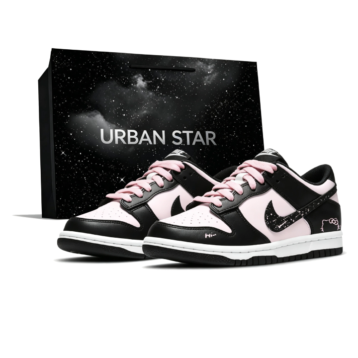 Nike Nike Skateboard Shoes Women's Low Top Black, Light Pink, White