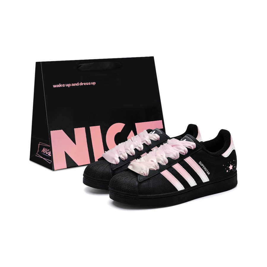 Adidas Originals Superstar 2 German Army Trainers Unisex Low Top White Pink
