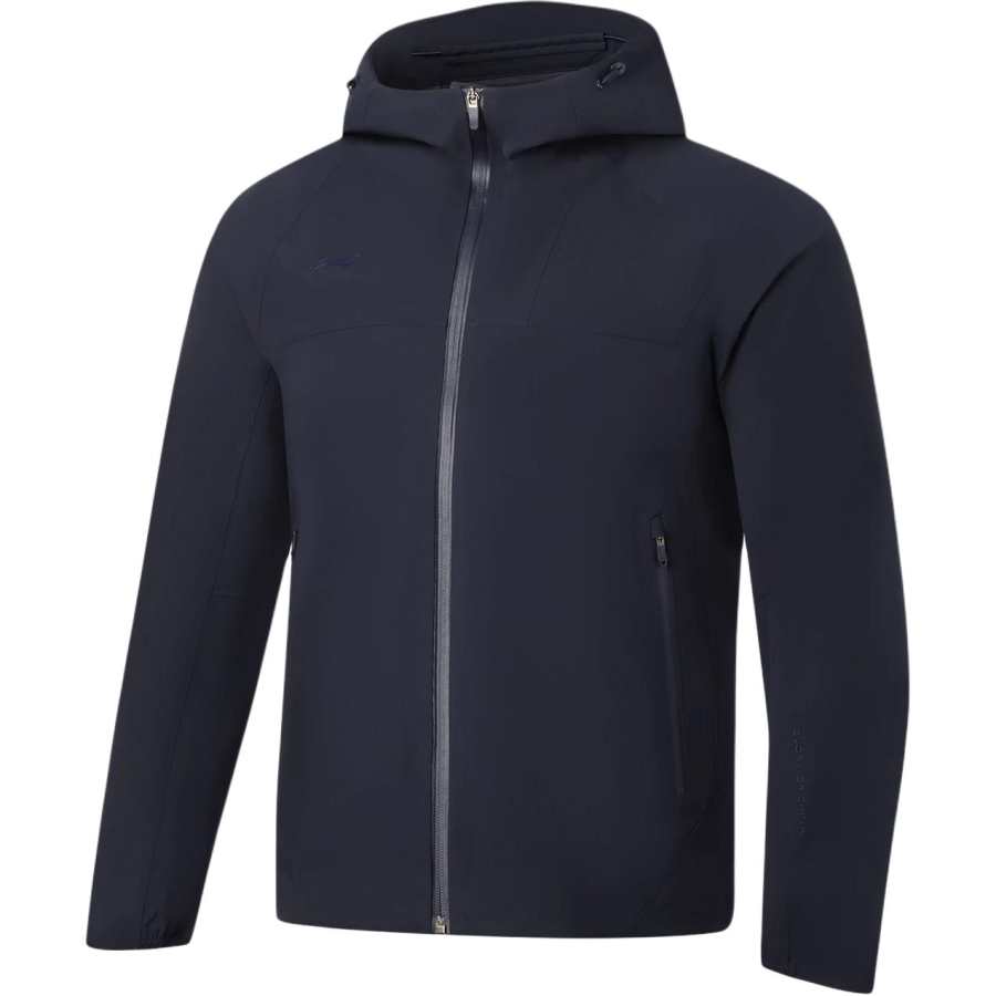 Li-Ning Li Ning Qingmu Windbreaker Jackets Men's Deep Blue Hooded Non Detachable Moderate