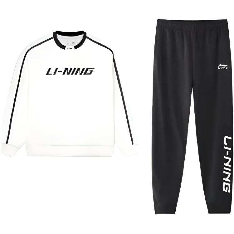 Li-Ning Li Ning Sweatshirt Sets Men's Crew Neck Moderate