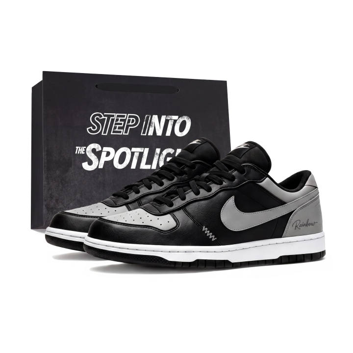 Nike Nike Big Low Lux Skateboard Shoes Men's Low Top Black Gray