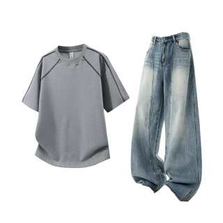GWAF Casual Sportswear Unisex Crew Neck Moderate