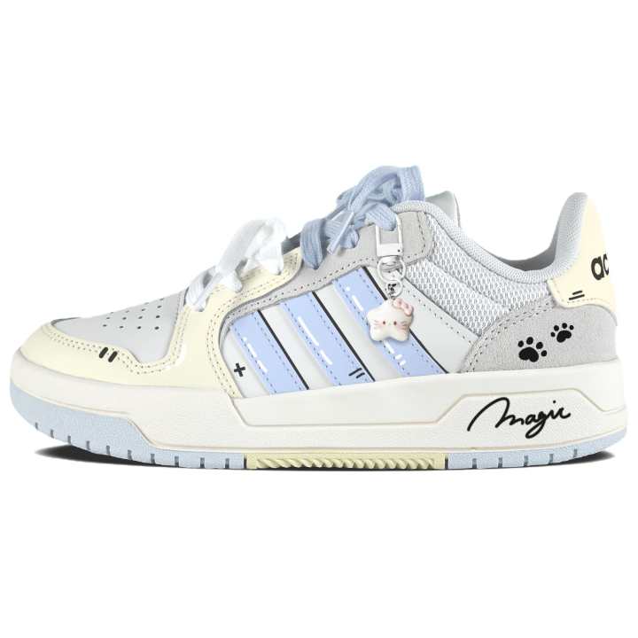 Adidas Adidas ENTRAP Skateboard Shoes Unisex Low Top Gray White