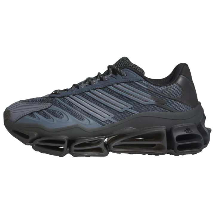 Adidas Adidas MEGARIDE Running Shoes Unisex Low Top Core Black/Agate Black/Core Black
