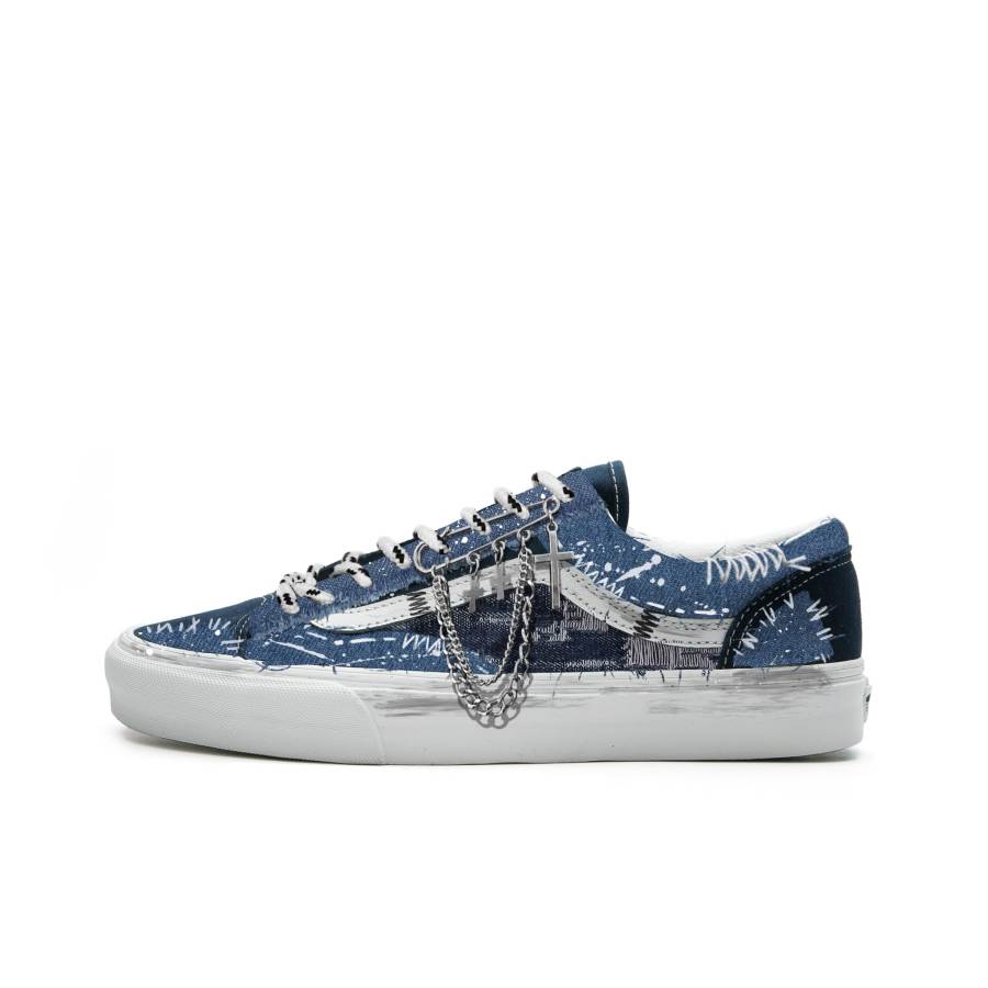 Vans Vans Style 36 Skateboard Shoes Men's Low Top Blue/White