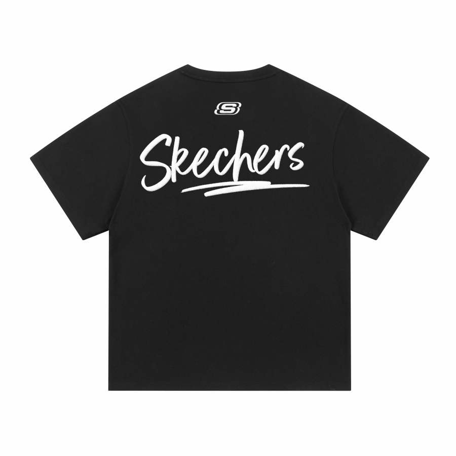 Skechers T Shirts Unisex Crew Neck Moderate Straight Fit